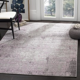 Safavieh Adirondack Collection ADR130M Area Rug, 9' x 12', Light Grey/Purple