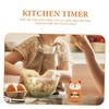 GRIRIW 2pcs Animal Shape Cooking Timer Cute Cartoon Countdown Timer