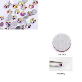 1440PCS 2.9mm Rhinestones, Flat Back Non-Stick Rhinestone Crystal Diamantes, Crystal Rhinestone, Rhinestones for Craft, Diamante Gems for Nail Art & Craft Clothes (P14)