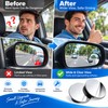 360° Adjustable Blind Spot Mirror for Cars – Wide-Angle Convex