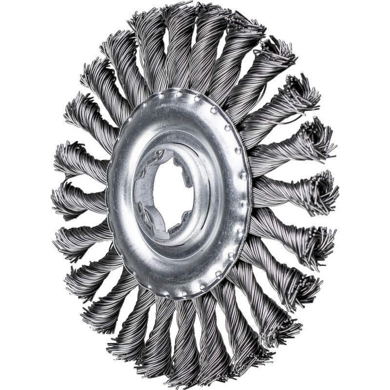 PFERD Round brush, 125 x 12 mm, knotted, 0.50 mm