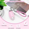 PIFOOG Key Fob Cover fit for Nissan 4 Button Pink