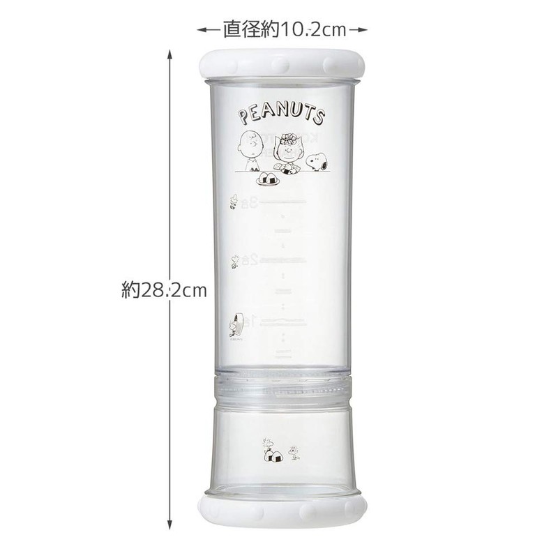 Skater RWS1 Snoopy Peanuts Rice Sharpener Shaker, Made in Japan