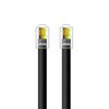 NECABLES 2Pack 6 Inch Short RJ9 Cable 4P4C Phone Cord