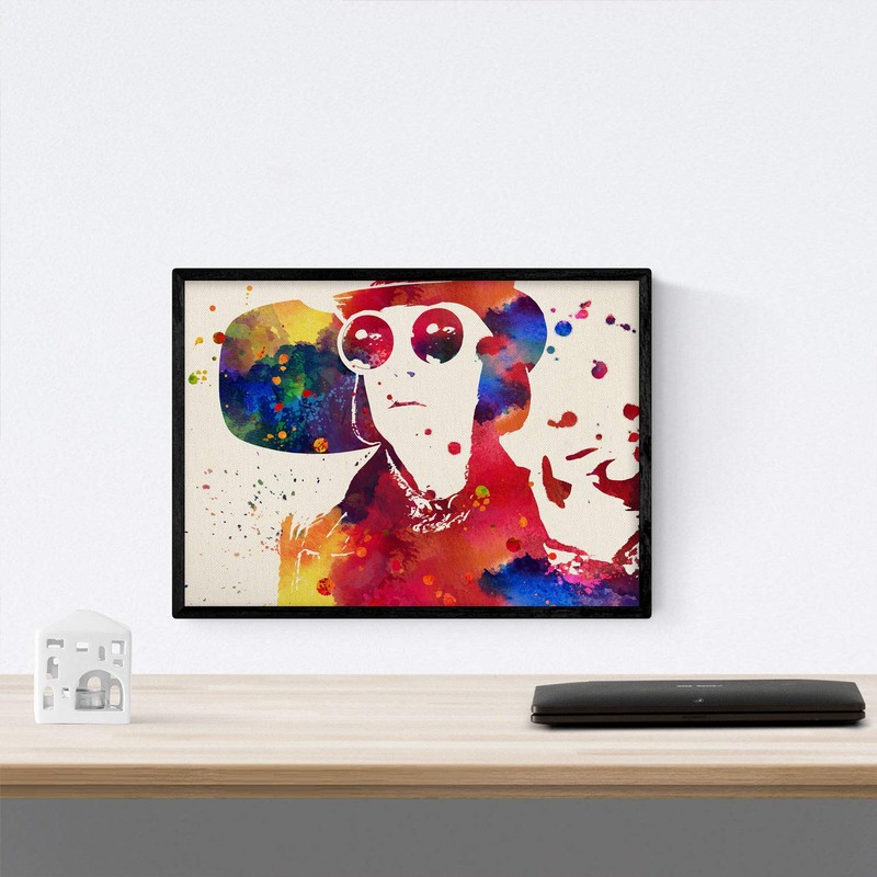 Nacnic Willy Wonka Watercolour Design Poster Mix with Watercolour Style