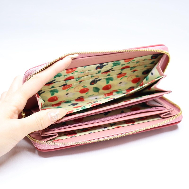 Lisa and Gaspard Women's Long Wallet, Zip Around Zipper, Popular,