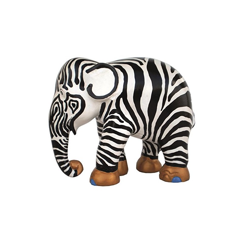ELEPHANT PARADE Limited Edition Replica Elephant - Zebrolifant Louisa (10cm)