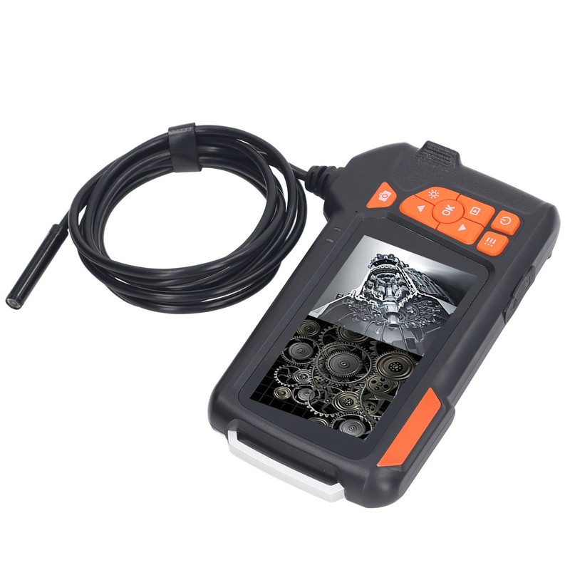 4.5in Industrial Endoscope Digital Display Waterproof Photo Record 1080P 8mm