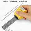 Miseyo Mini Identity Theft Protection Roller Stamp with 3 Pack