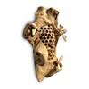 MAISONICA Wooden Wall Hanging Beehive 3 Bee Sculpture Ornament Gift
