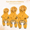 Cozlly Waterproof Dog Raincoats, Adjustable Drawstring Puppy Raincoat Dog, Raincoat