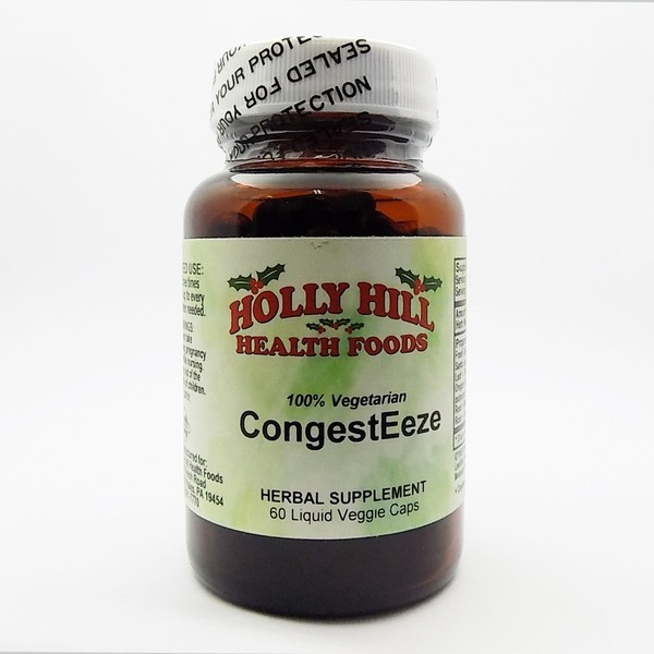 Holly Hill Health Foods, CongestEeze, 60 Liquid Vegetarian Capsules