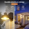 Ehaho Porch Lights with Outlet, Dusk to Dawn Motion Sensor
