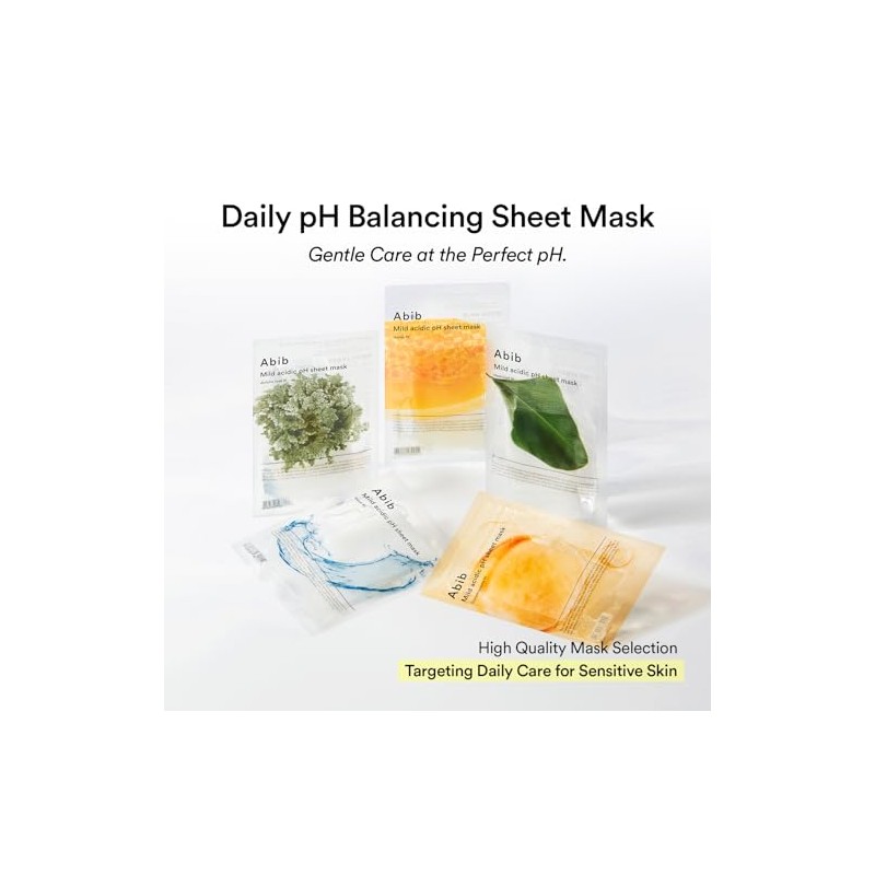 Mild Acidic Ph Sheet Mask - Aqua Fit - 30mlx10pcs