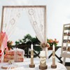 3 Pcs Rustic Unity Candles for Wedding Ceremony Set Mr