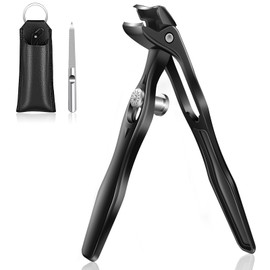 Toenail Clipper for Thick Toenails - 2025 Long Handle Ergonomic Nail Clipper for Seniors, Angled Toe Nail Clippers with Catcher, Precision Fingernails Clipper for Men and Women