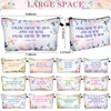 Chunful 12 Pcs Inspirational Christian Gifts Religious Makeup Bags Bulk