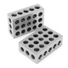 1 Matched Pair 1-2-3 Inch Ultra Precision Steel Parallel Blocks