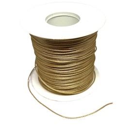 1.0 mm Polyester Cord Beading Thread for DIY, Multi Colors Options Macrame Friendship Necklace, Bracelet Jewelry Making String, Craft Making Accessories (Milky Brown, 1.0 mm)