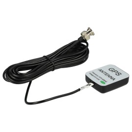 vhbw GPS Antenna Compatible with Garmin GPSMap 296 Navi - Magnetic Base 5M with BNC Connector