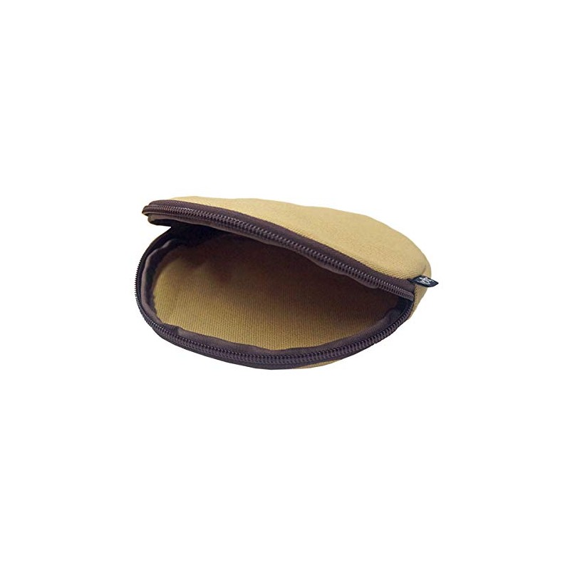 oxtos Canvas Camping Roaster Case, Round Shape, Beige