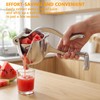 Manual Juicer and Lemon Squeezer, Heavy Duty 0.6L Aluminum Citrus