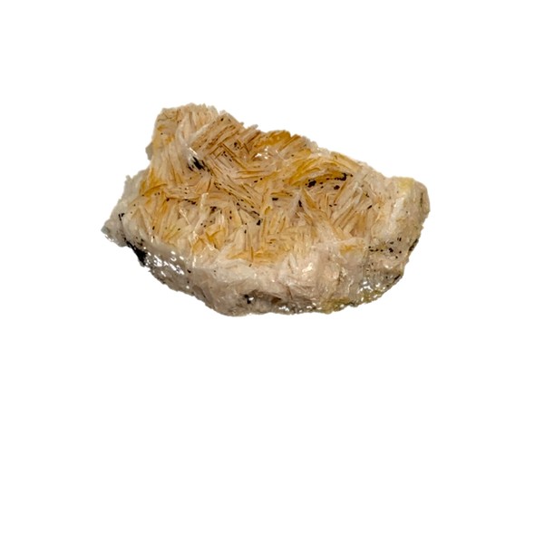 WatanGems 87g, 2.4"x1.7"x0.9", Natural Golden Barite Cluster Quartz Crystal Mineral