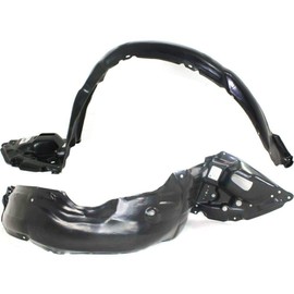 Parts N Go 2009-2014 Matrix Front Driver & Passenger Side Fender Liner Splash Guard - TO1248155, 5387602250