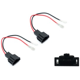 Pack of 4 Car Speaker Adapters, Speaker Wiring Harness Adapter, Compatible with Citroen Berlingo C3 C4 C5 Peugeot 206 308 Partner Expert Door Speaker Front and Rear