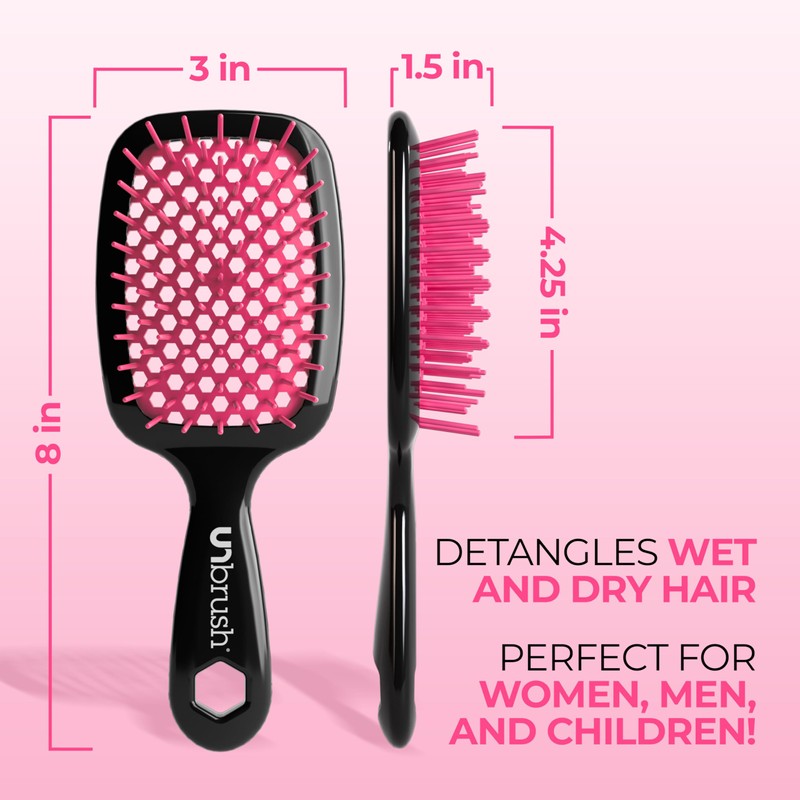 FHI Heat UNbrush Detangling Brush for Pain-Free Brushing on All