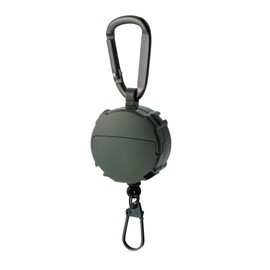 Daiichi Seiko Carabiner Reel + Micro Case Foliage Green Pinon Reel Carabiner Fishing