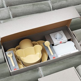 tak BIO KIDS DISH gift box bear big tuck bio kids dish gift box bear big yellow JTN-2021-YL