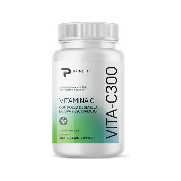 Vitamina C Primtet Vita-c300 Tabletas Con 300 Mg