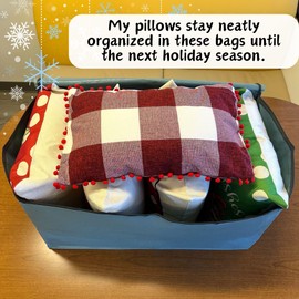 VENO 4 Pack Moving Bags and Large Christmas Decoration Storage Bins with lids. Alternative to Moving Boxes, Packing Supplies for College. Heavy Duty Totes (Light Blue Matte, 4 Pack)