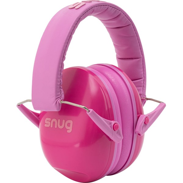 Snug Kids Ear Protection - Noise Cancelling Sound Proof Earmuffs/Headphones for Toddlers, Children & Adults (Pink)