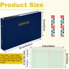 Skyygemm Ring Ledger Binder with 200 Pcs 5"x8.5" Ledger Sheets