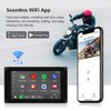 VSYSTO Motorcycle Dash Cam Front & Rear 1080P Cameras with