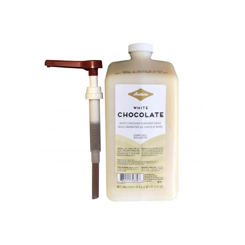 Fontana White Chocolate Mocha Sauce, 63oz (2 Pack) - Coffee