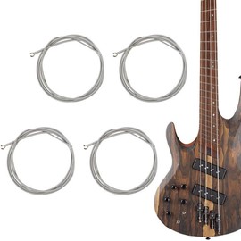 Electric Bass Strings Bass Strings for Bass Guitar Strings 4 Strings Stainless Steel Strings Nickel Strings Base Replacement Strings Durable Stainless Steel Rust Proof Electric Bass Strings