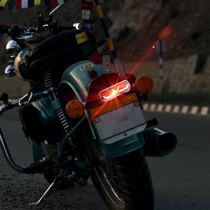 Multi Functional Motorcycle Tail Light 12V Universal Waterproof LED Brake