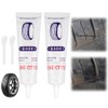 Flintronic 120ml Reifenkleber, Reifenreparatur-Kleber, Hohe Temperaturbeständigkeit, Kleber für Reifen, Reifendichtmittel
