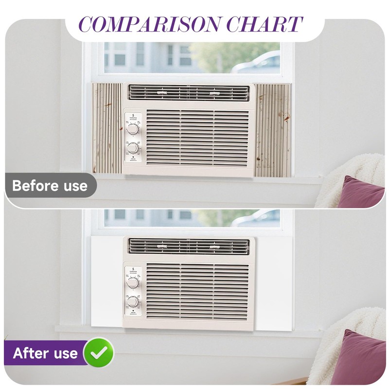 YYGCL Window Air Conditioner Insulated Foam Panels, Air Conditioner Window