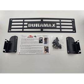 Mountains2Metal "Duramax Stainless Steel Powder Coated Black Bumper Grille Insert Compatible with 2015-2019 Chevy Silverado 2500 3500 HD M2M #400-60-1