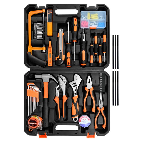 SOLUDE Tool Set,148-Piece Home Repair Tool Kit for Men Women