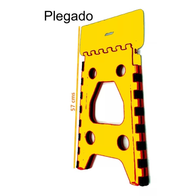 MDJ 2 Bancos Plegable Grande Portátil Plástico 120kg +envio