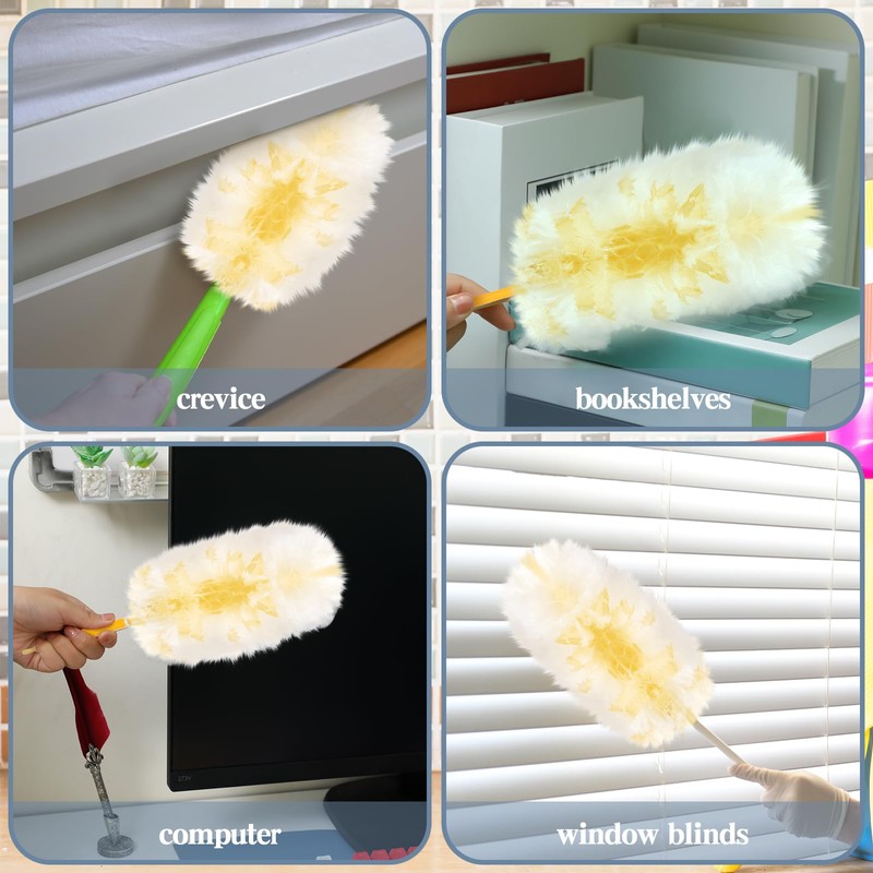 Vesici 400 Pcs Duster Refills Compatible with Swiffer Dusters Bulk