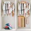 STORAGE MANIAC Hanging Closet Rod, Adjustable Width and Height Closet