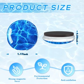 DARUITE 12Pcs Glass Fridge Magnets Refrigerator Magnets for Crafts Strong Magnets for Adults Small Magnets for Fridge Cute Magnets for Whiteboard Office Classroom Kitchen Dishwasher(Ocean)