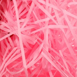 Easter Grass Easter Basket Filler Grass Stuffers Craft Shredded Tissue Raffia Filler Paper Shreds for Gift Packaging Easter Egg Hunt Party Favors Decoration (Pink,9oz)