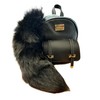 Dakotaline Black Fox Tail, Key Chain Optional (Tail KeyChain)